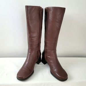 Naturalizer Brown Leather Boots 7 1/2 W